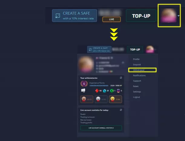 Como Sacar Fundos da Minha Conta na Pocket Option?